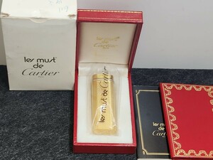 ★極美品★　Cartier カルティエ ガスライター 喫煙具 ゴールドカラー 着火未確認 