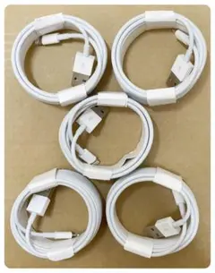 5本1m iPhone 充電器 Apple純正品質 匿名配送 匿名配送(6IU)