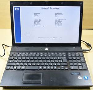 ジャンク HP ProBook 4515s 3442 CPU:AMD Sempron M100 メモリー:1GB HDD:無し ノートパソコン 45