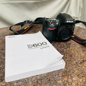 P1574☆【現状品】Nikon ニコン D600 ボディ デジタル一眼レフカメラ
