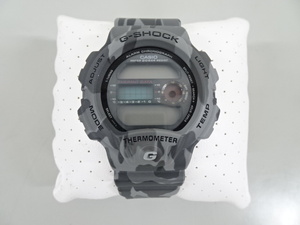 CASIO カシオ G-SHOCK Gショック Master of G G-PYTHON パイソン ニシキヘビ DW-6100CF-8JF カモフラ 迷彩 グレー 灰 動作未確認 ジャンク