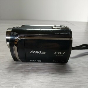 y022702t Victor Everio GZ-HD320-B HD デジタルビデオカメラ ビクター 2009年製 ビデオカメラ