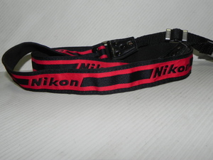 Nikon ストラップ(赤+黒)