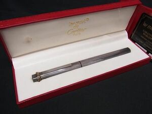 1円 Cartier カルティエ トリニティ キャップ式 ボールペン 筆記用具 文房具 ステーショナリー シルバー系 AW5536