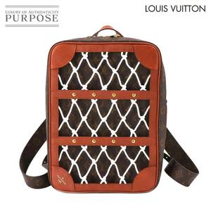 未使用 展示品 ルイ ヴィトン LOUIS VUITTON NBA モノグラム シューズ ボックス バックパック ブラウン M45784 RFID 90220244