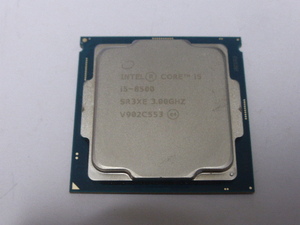 INTEL CPU Core i5 8500 6コア6スレッド 3.00GHZ SR3XE CPUのみ 起動確認済みです