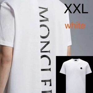 サイズXXL Moncler バックプリント　ラバーワッペン White