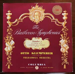 英Columbia SAX2373【B/S】クレンペラー ベートーヴェン 交響曲第5番《運命》P.O.★【初出盤】B/S青銀 LP 英国プレス 超レア 超高音質
