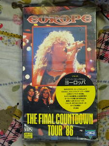 ヨーロッパ ライブ・イン・ストックホルム Europe the final countdown tour ‘86