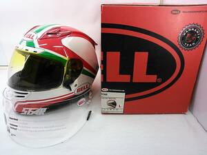 【送料無料】BELL Star ベルスター Race day Tricolore Lサイズ 58-59cm 元箱＆ヘルメットバッグ付き フルフェイスヘルメット