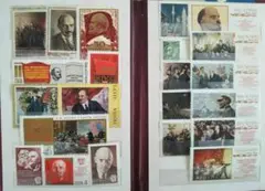 旧ソ連 ロシア CCCP レーニン 未使用切手 22枚セット　アンティーク