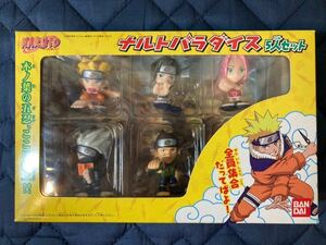 ☆未開封　 NARUTO -ナルト-　 ナルトパラダイス　5人セット　BANDAI　 食玩　ナルト サスケ サクラ カカシ イルカ　ミニフィギュア