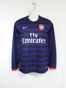 アーセナル 12-13 アウェイ ユニフォーム 長袖 S ナイキ NIKE Arsenal サッカー シャツ