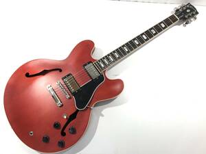 中古品 Gibson Memphis ES-335 Satin Faded Cherry ギブソン メンフィス サテン フェイデッドチェリー 2016年製 ハードケース付