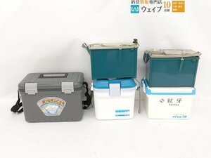 第一精工 飛び出すエビ元気・タカミヤ レジャークーラー アルバ 70 等 釣り用品 計5点 セット