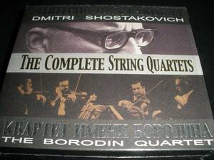 廃盤 6CD ショスタコーヴィチ 弦楽四重奏曲 全集 エレジー ボロディン四重奏団 Shostakovich String Quartets Complete Borodin