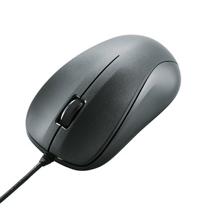 エレコム 法人向けマウス/USB光学式有線マウス/3ボタン/Mサイズ/EU RoHS指令準拠/ブラック M-K6URBK/RS
