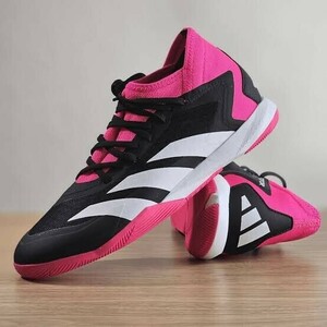 【新品】27.5cm adidas Predator フットサルシューズ プレデター アキュラシー.3 IN LTC82 黒 ブラック ピンク アディダス GW7069 63bhii