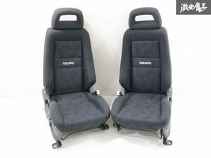 【程度良!】 スズキ 純正 RECARO レカロ HN22S Keiワークス フロント シート 左右セット 運転席 助手席 レール付 セミバケ 即納 棚2F-F-1