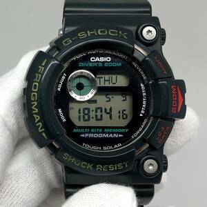 難あり G-SHOCK ジーショック 【ITX2WKXSZQ54】 CASIO カシオ 腕時計 GW-200-2 FROGMAN フロッグマン ブルー デジタル タフソーラー