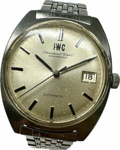 1円〜 Y 希少 IWC インター シャフハウゼン 純正ゲイフレアーブレス GFブレス メンズ 自動巻き 魚リューズ アンティーク 時計 62265532