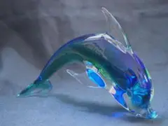 Murano Glass ムラーノガラス イルカ 置物 ヴェネツィアンガラス