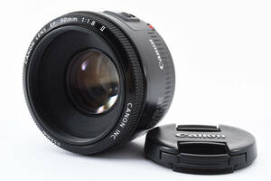 ★☆極美品★ Canon キャノン CANON LENS EF 50mm F1.8 II EFマウント AF 標準 単焦点レンズ #240476