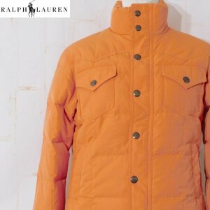 Ralph Lauren ラルフローレン■ダウンジャケット ナイロンジャケット /インパクト21■7■オレンジ ※NK3419104