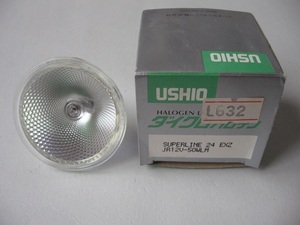 USHIO ダイクロハロゲン ハロゲン電球 SUPERLINE 24 EXZ JR12V-50WLM 未使用品