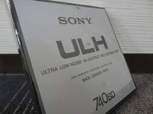 【貴重】 ULH オープンリール SONY ソニー 740BD リールテープ 未使用 未開封