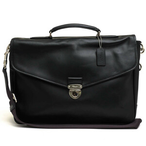 COACH コーチ ビジネスバッグ F72070 Perry Flap Brief In Refined Calf Leather ペリー フラップブリーフ リファインドカーフレザー 牛革