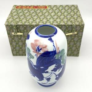 景徳鎮　花瓶　花器　花入れ　中国陶器　陶器　（0425-8）