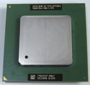 Intel Celeron 1.2GHz/L2:256KB/Tualatin/SL5XS/Socket370/TDP29.9W　動作確認済