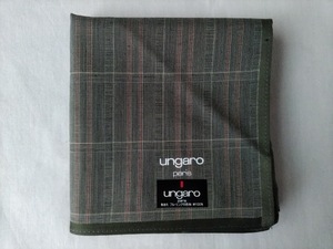 【正規品】ungaro / ウンガロ ハンカチ グリーン dyh-5868