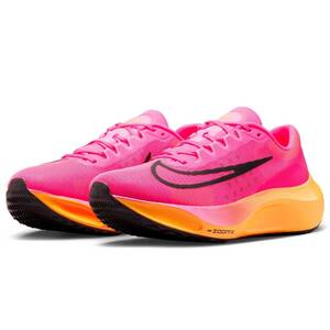 ☆NIKE ZOOM FLY 5 蛍光ピンク/オレンジ/黒 25.0cm ナイキ ズーム フライ 5 厚底 DM8968-600