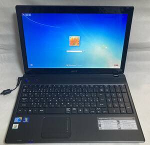 [中古美品]ACER ASPIRE5742(稼働1,000時間未満・テカリ無し・メモリ８ＧＢ実装)