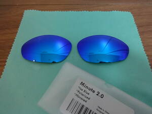 ★オークリー ミニッツ2.0用 カスタム偏光レンズ ICE BLUE Polarized 新品 minute 2.0 ミニット