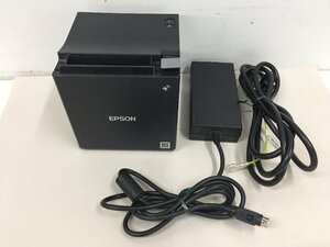 カット回数僅か117cuts EPSON TM-m30　612 MODEL M335B ブラック レシート プリンター ブラック 純正ACアダプター付属(管２Ｆ）