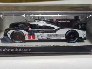 新品 1/43 スパーク SPARK Porsche 919 Hybrid No.1 LMP1 HY Le Mans 2016 Porsche Team T.Bernhard - M.Webber - B.Hartley