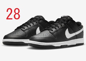 NIKE Dunk Low Retro ブラック 28㎝ US10 新品 未使用 ナイキ ダンク ロー レトロ 黒色 黒タグ DV0831-002