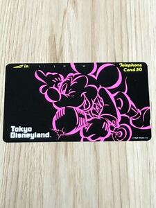 【未使用】テレホンカード　東京ディズニーランド　ミッキーマウス