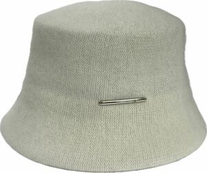 お値下げ　新品　アンテプリマ　帽子　バケットハット　アンゴラ　ホワイト