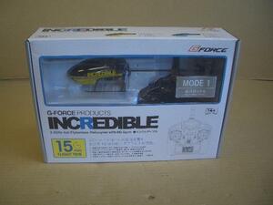 日本正規品 ジーフォース インクレディブル MODE1 RTF GB140 黄色 ヘリコプター ラジコン