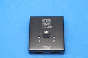 送料込み売り切り　テック 4KHDR対応双方向HDMI切替器 THDSW2W-4K60　中古品