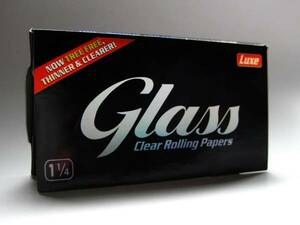 ◆SALE◆Glass clear 1-1/4 天然セルロース透明ペーパー巻紙◆オーガニック100％天然植物繊維WEED BURST HIGH TIMESカンナビスカップTHC420