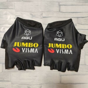 支給品　グローブ　Jumbo visma　手袋　AGU　ユンボヴィスマ　XXL　サイクルジャージ　ロードバイク ロットLottoNL ヴィンゲゴー　ワウト