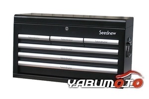 SEEDNEW 工具箱 チェスト ブラック (６段引出し) S-R906BL 法人のみ配送 メーカー直送 代引き不可 送料無料