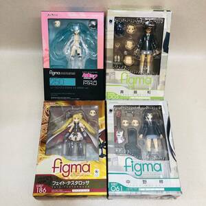 L6031★ figma 初音ミク　マックスファクトリー　真鍋和 フェイト・テスタロッサ　中野梓　制服Ver. 