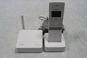 E5276(3) Y L SHARP シャープ 電話機 コードレス 子機 JD-SF1CL-W / JD-KS06【バッテリー無し】