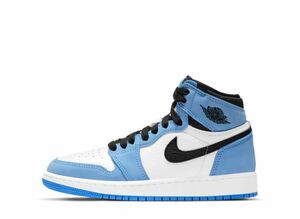 Nike GS Air Jordan 1 High "White/University Blue/Black" 24.5cm 575441-134